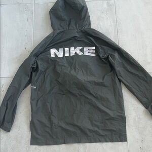 Nike Charcoal Hooded Windbreaker